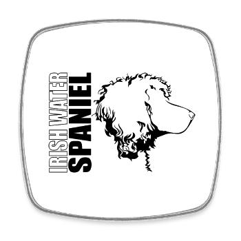 IRISH WATER SPANIEL Profile Dogs Dog Wilsigns - Square fridge magnet - white - Front