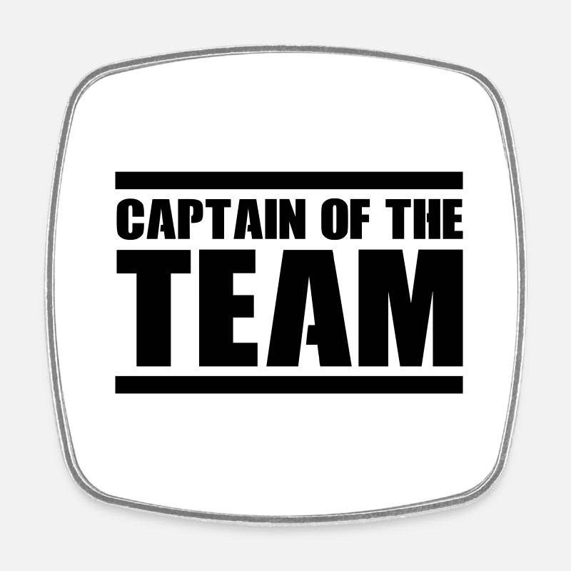 Capitaine de l’équipe - Magnet carré - blanc