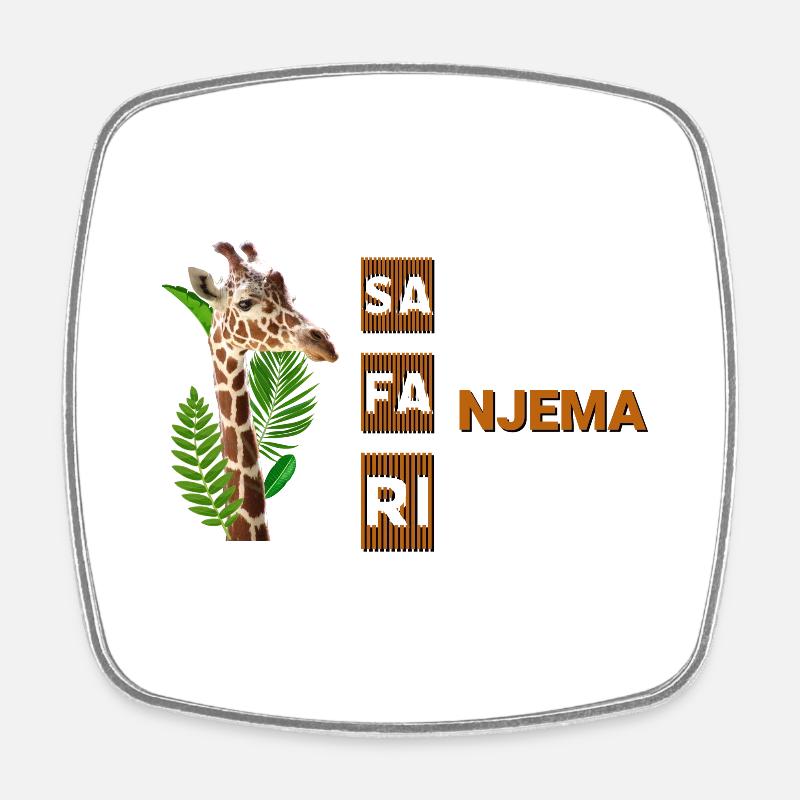 SA FA RI NJEMA - Magnet carré - blanc