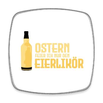 Ostern Eierlikör Feiern - Viereckiger Kühlschrankmagnet - Weiß - Vorne