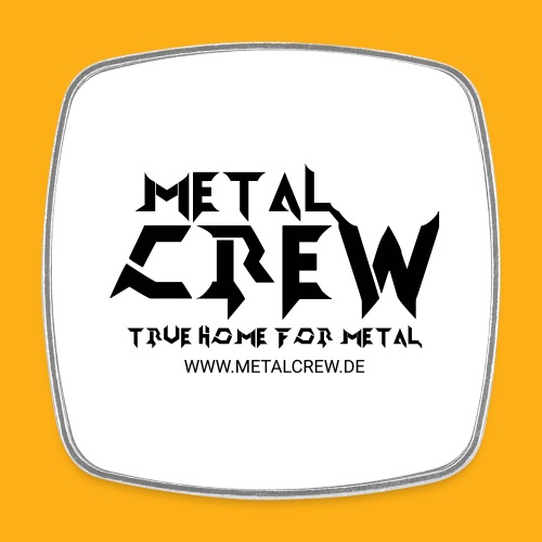 MetalCrew Logo DE - Viereckiger Kühlschrankmagnet