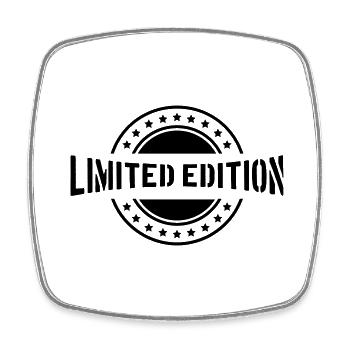 Limited Edition - Square fridge magnet - white - Front