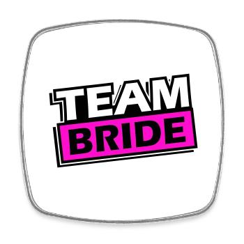 Mariage de l’équipe Mariage - Magnet carré - blanc - Devant