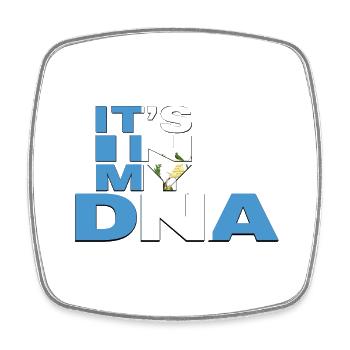 ES LIEGT IN MEINER DNA GUATEMALA - Viereckiger Kühlschrankmagnet - Weiß - Vorne