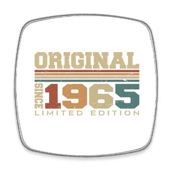 Original 1965 Retro Gift 59th Anniversary 1965 - Square fridge magnet - white - Front
