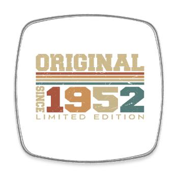Original 1952 Retro Gift 72nd Birthday 1952 - Square fridge magnet - white - Front