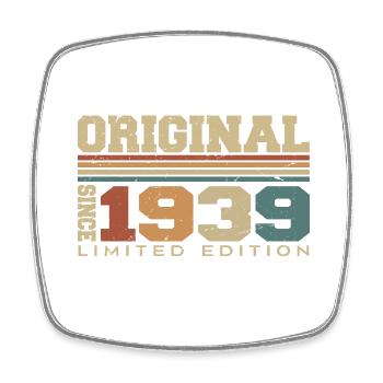 Original 1939 Rétro Cadeau 85 e Anniversaire 1939 - Magnet carré - blanc - Devant