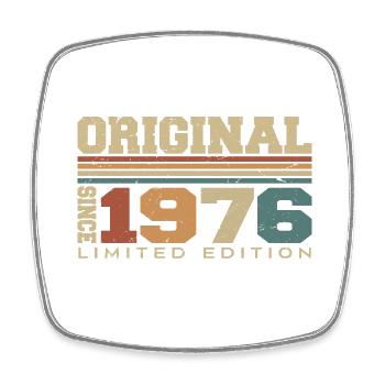 Original 1976 Retro Gift 48th Birthday 1976 - Square fridge magnet - white - Front