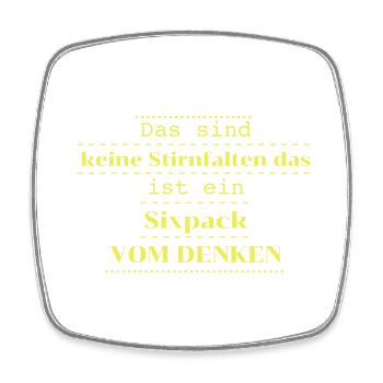 Funny sayings funny gift idea - Square fridge magnet - white - Front