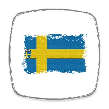 Suède Suède Scandinavie Nordique Viking Europe - Magnet carré - blanc - Devant
