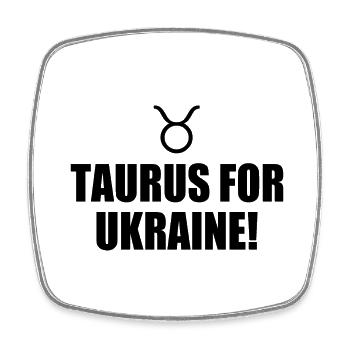 taurus for ukraine - Magnet carré - blanc - Devant