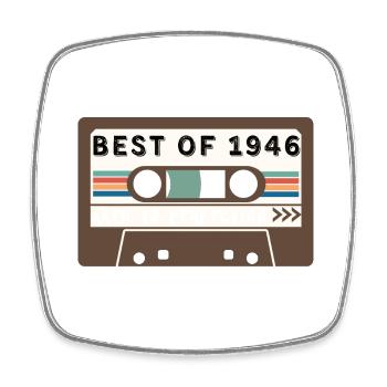 Best of 1946 - Square fridge magnet - white - Front