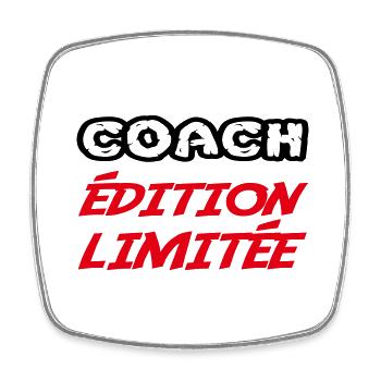 COACH édition limitée - Magnet carré - blanc - Devant