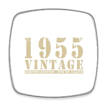 Original 1955 Vintage Vintage anniversaire rétro - Magnet carré - blanc - Devant