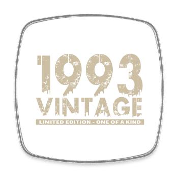 Vintage 1993 Bursdag - One of Kind - Magnet carré - blanc - Devant
