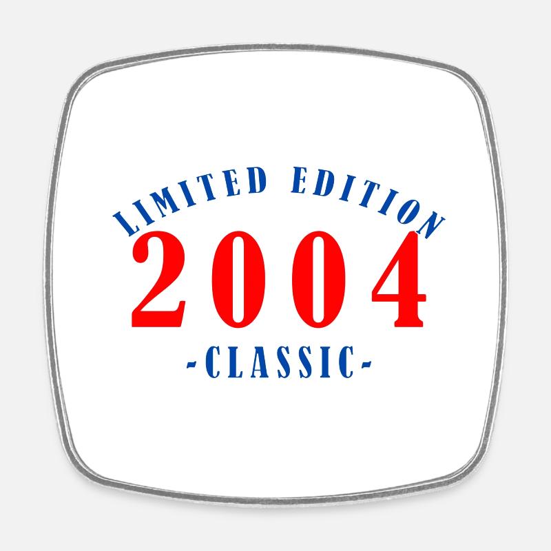 2004 Année de naissance - Magnet carré - blanc