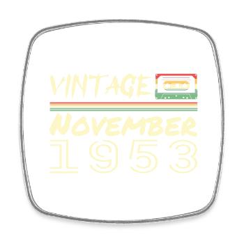 legendär seit November 1953 - November 1953 - Viereckiger Kühlschrankmagnet - Weiß - Vorne
