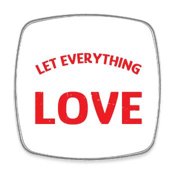 Let Everything You Do Be Done In Love 7 - Viereckiger Kühlschrankmagnet - Weiß - Vorne