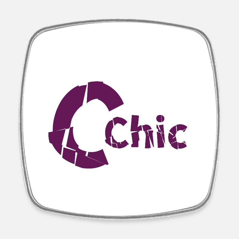 Chic - Square fridge magnet - white