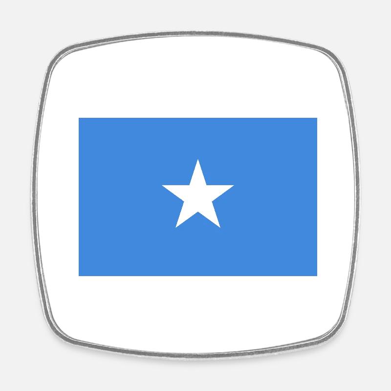 Somalia - Square fridge magnet - white