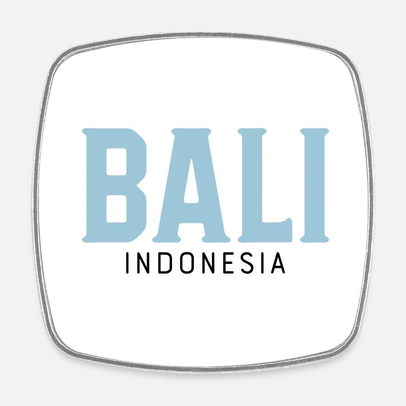 Bali - Magnet carré - blanc