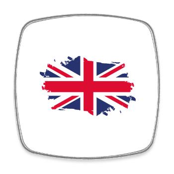 England Flag Patriot Gift Home State Jack - Square fridge magnet - white - Front