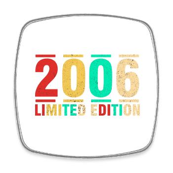 Anniversary Gift 2006 Limited Edition 2006 - Square fridge magnet - white - Front