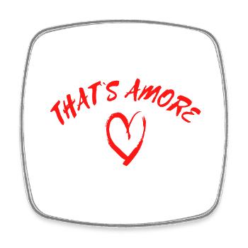 C’est Amore Personne préférée Saint-Valentin Amour - Magnet carré - blanc - Devant