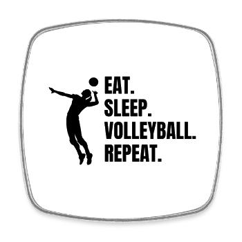 Beach Volleyball Gift Volleyball Volleyball Player - Square fridge magnet - white - Front