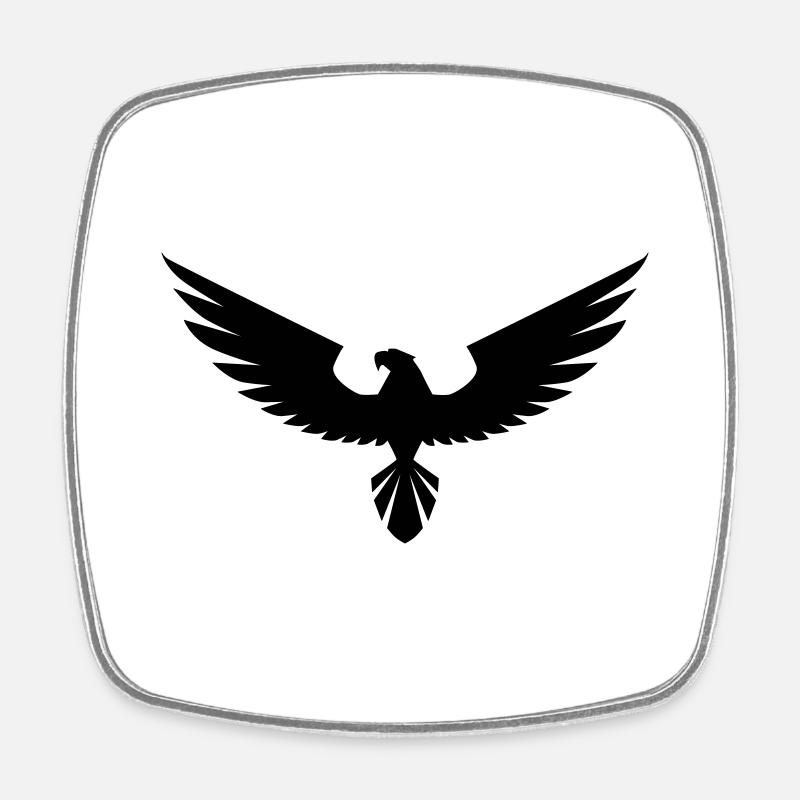 Rapace - Magnet carré - blanc