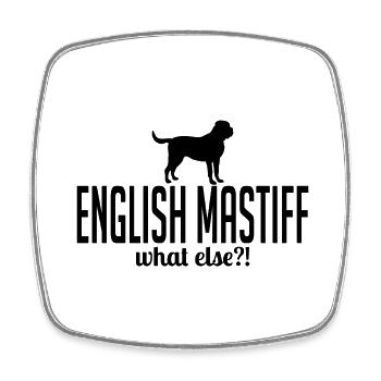 DEUTSCH MASTIFF what else Hundespruch Wilsigns - Square fridge magnet - white - Front