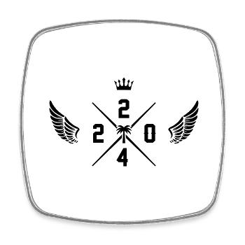 2024 Krone - Square fridge magnet - white - Front