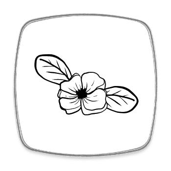 Florist Flower Plant Nature Gardener - Square fridge magnet - white - Front