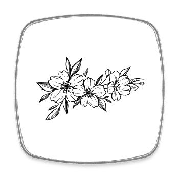 Florist Flower Plant Nature Gardener - Square fridge magnet - white - Front