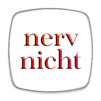 coole Sprüche 1 - Viereckiger Kühlschrankmagnet - Weiß - Vorne
