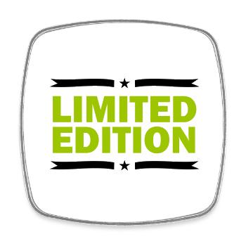 Édition limitée - Magnet carré - blanc - Devant