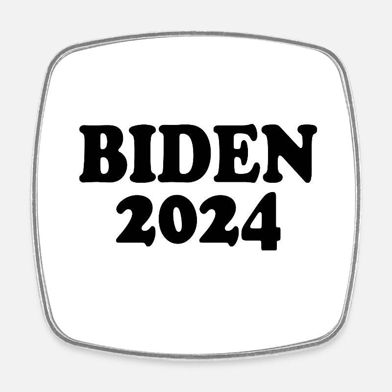 Biden 2024 - Square fridge magnet - white