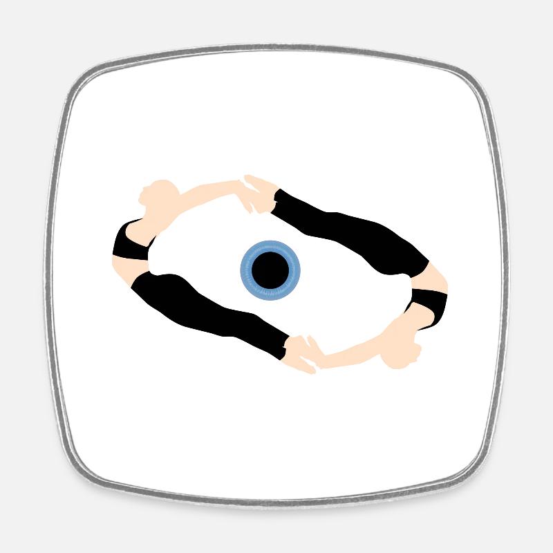 Eye - Square fridge magnet - white