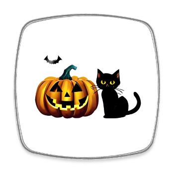 Pumpkin Costume Halloween Gift Pumpkin Pumpkins - Square fridge magnet - white - Front