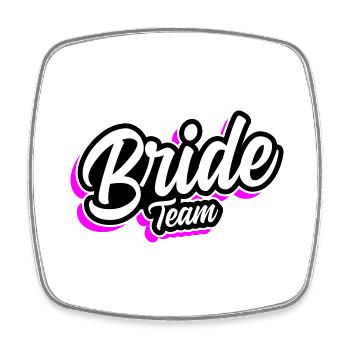 Mariage de l’équipe Mariage - Magnet carré - blanc - Devant