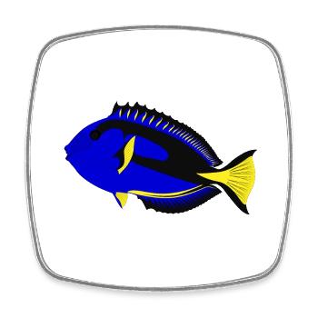 paletten doktorfisch aquarium fisch - Viereckiger Kühlschrankmagnet - Weiß - Vorne
