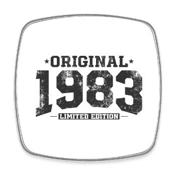 Original 1983 Vintage Vintage Cadeau d’anniversaire - Magnet carré - blanc - Devant