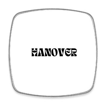 HANOVER - Square fridge magnet - white - Front