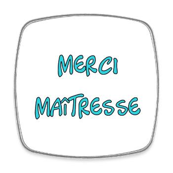 GELIEBTE. VIELEN DANK. DANKE, HERRIN. GESCHENKE MEISTER - Viereckiger Kühlschrankmagnet - Weiß - Vorne