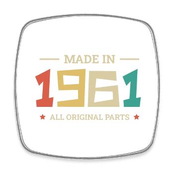 Legendary Since 1961 Original 1961 - Square fridge magnet - white - Front