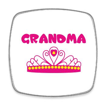 GRANDMA - Magnet carré - blanc - Devant