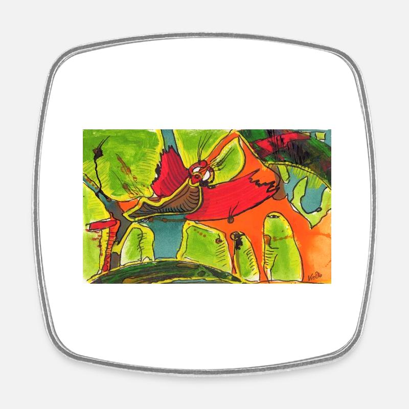 FUNtasy - Square fridge magnet - white