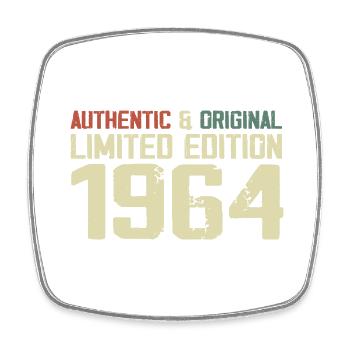 1964 Birthday Gift 1964 Vintage 1964 Retro - Square fridge magnet - white - Front