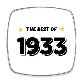 Best of 1933 - Magnet carré - blanc - Devant