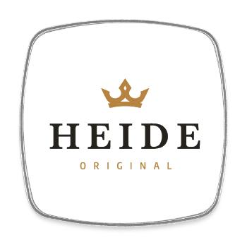 Logo original de la famille Heide - Magnet carré - blanc - Devant